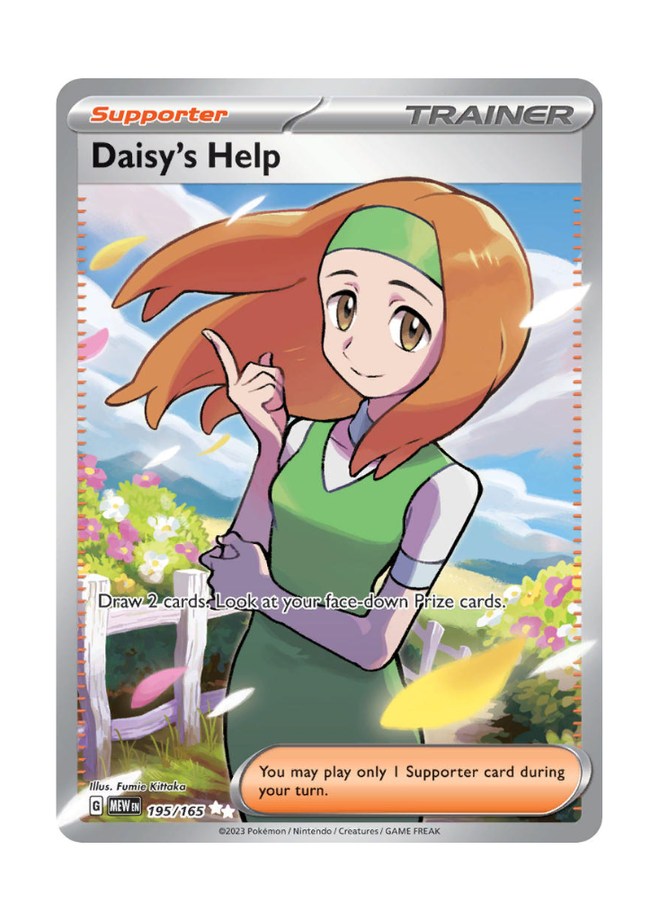 Scarlet & Violet 151: Daisy's Help Full Art - 195/165