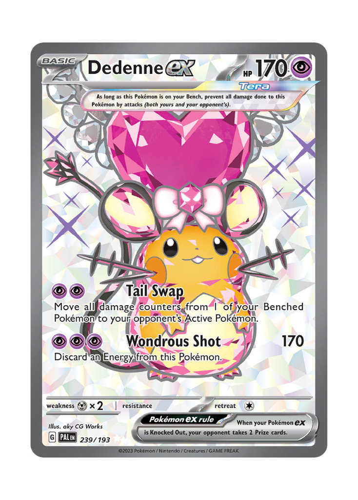 Paldea Evolved: Dedenne ex Full Art - 239/193