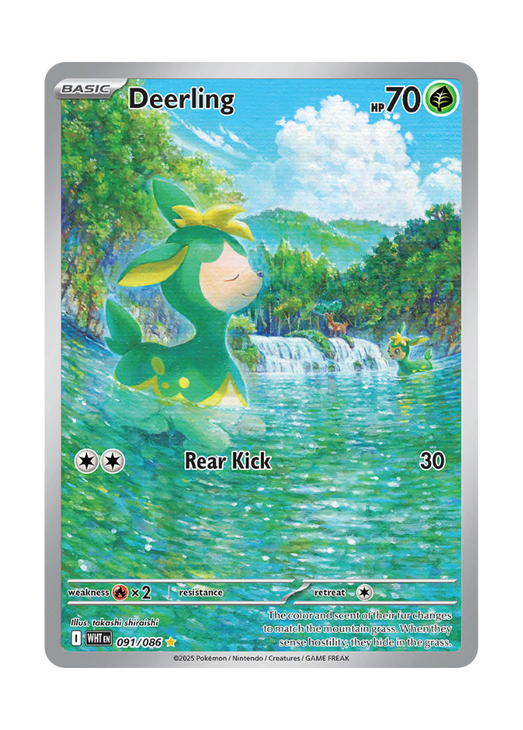 White Flare: Deerling Illustration Rare - 091/086