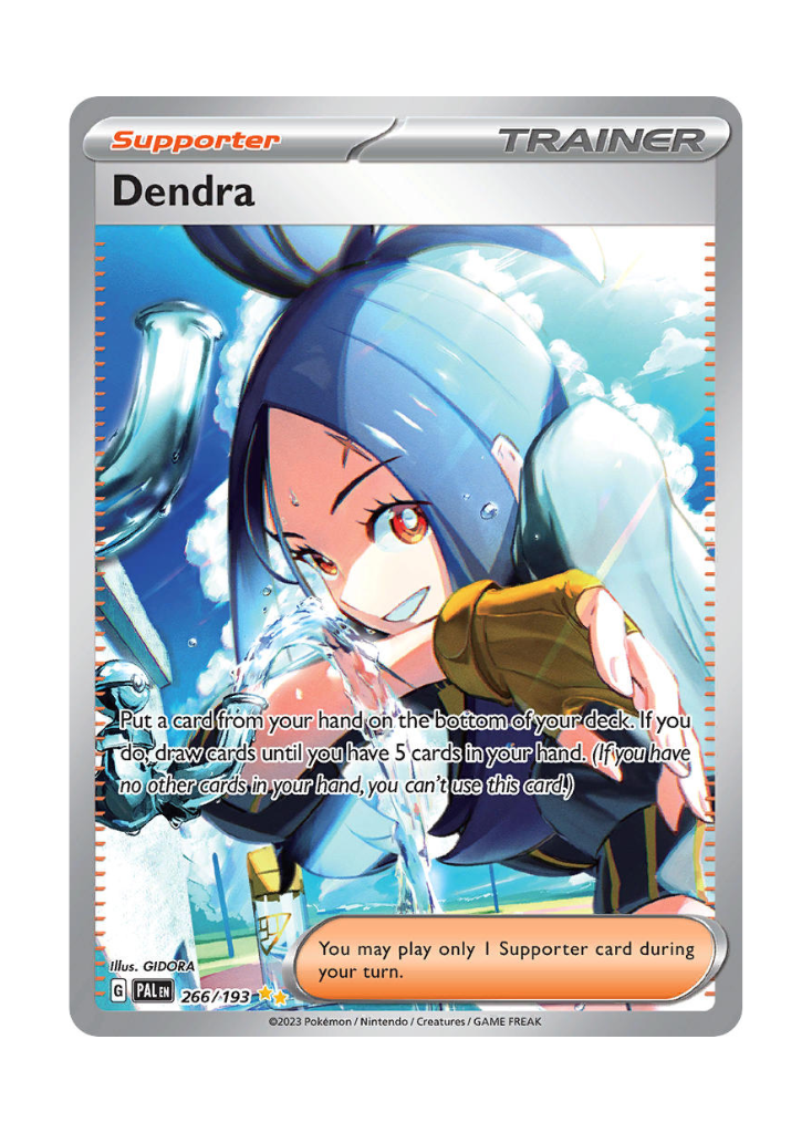 Paldea Evolved: Dendra Special Illustration Rare - 266/193