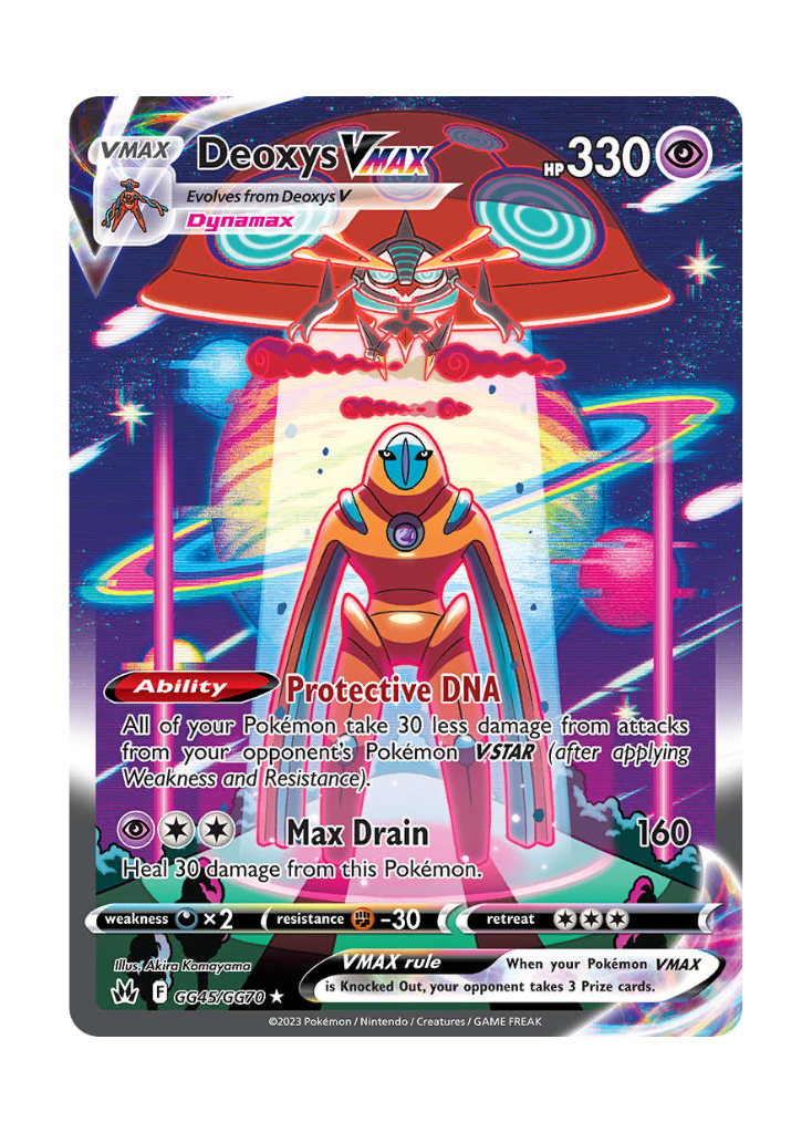 Crown Zenith: Deoxys VMAX Galarian Gallery - GG45/GG70