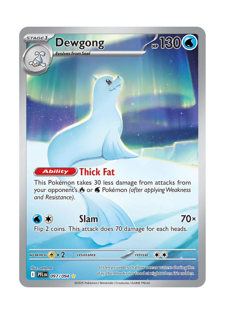 Phantasmal Flames: Dewgong Illustration Rare - 097/094