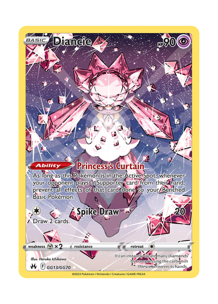 Crown Zenith: Diancie Galarian Gallery - GG13/GG70