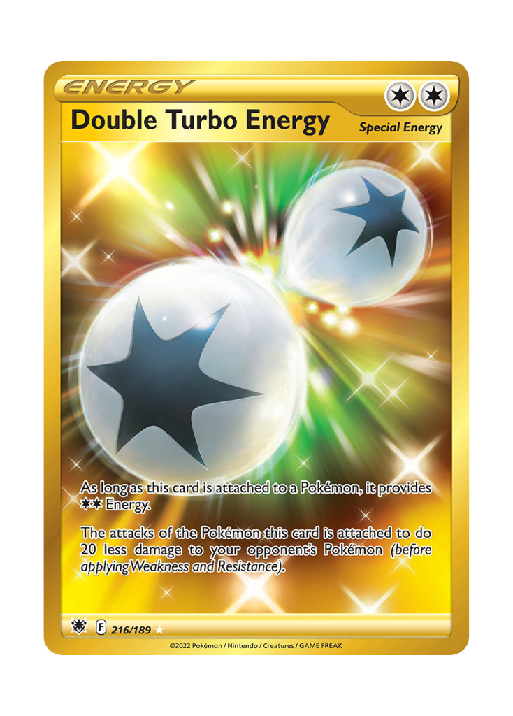 Astral Radiance: Double Turbo Energy Secret Rare - 216/189