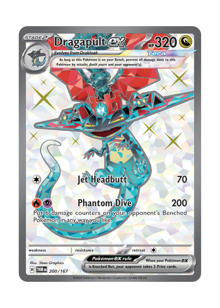 Twilight Masquerade: Dragapult ex Full Art - 200/167