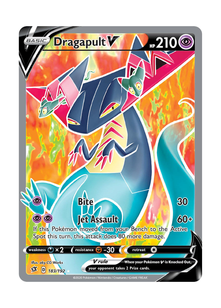 Rebel Clash: Dragapult V Full Art - 183/192