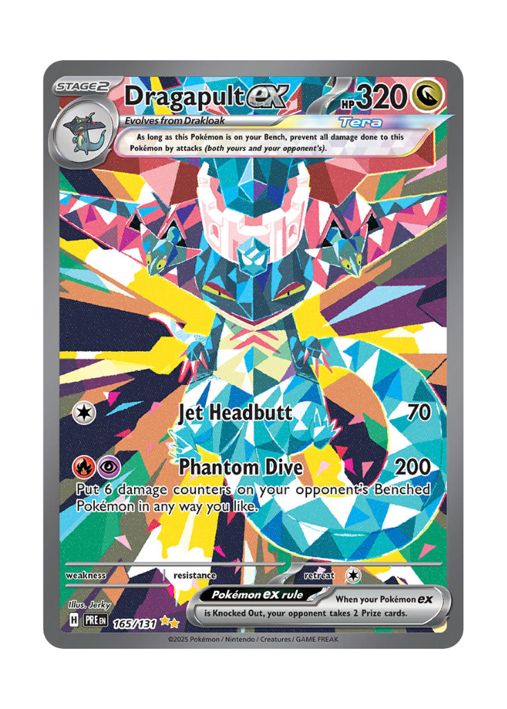 Prismatic Evolutions: Dragapult ex Special Illustration Rare - 165/131