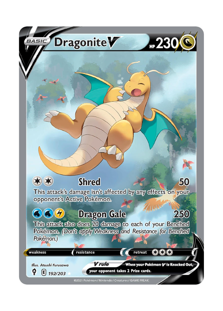 Evolving Skies: Dragonite V Alternate Full Art - 192/203