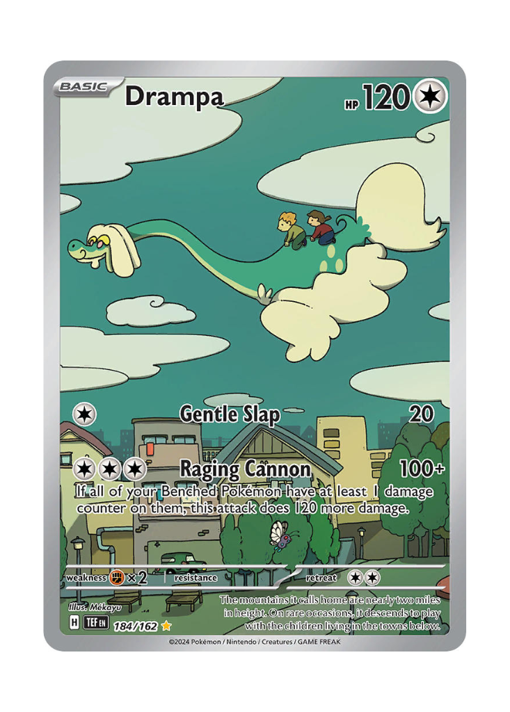 Temporal Forces: Drampa Illustration Rare - 184/162