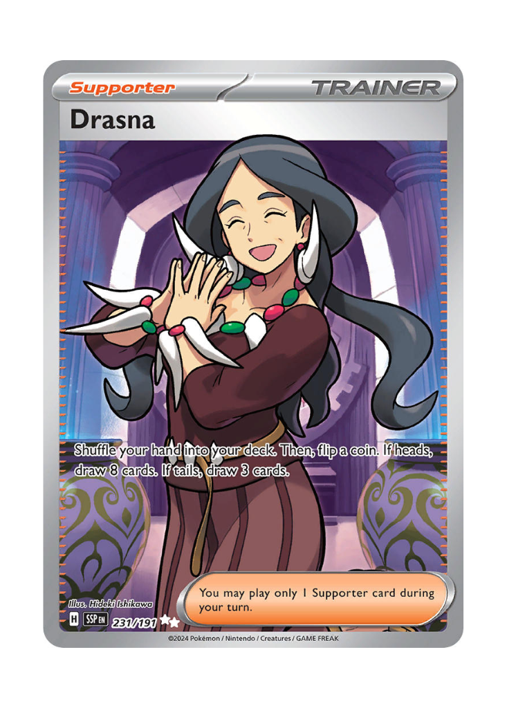 Surging Sparks: Drasna Full Art - 231/191