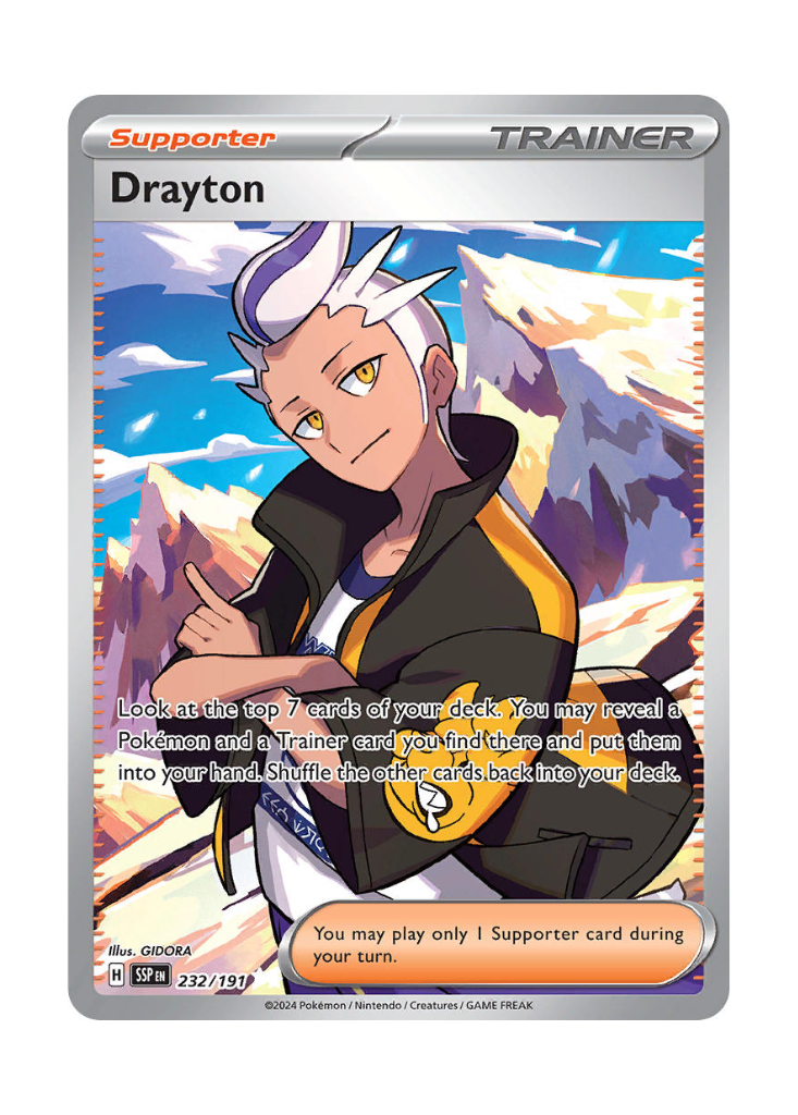 Surging Sparks: Drayton Full Art - 232/191