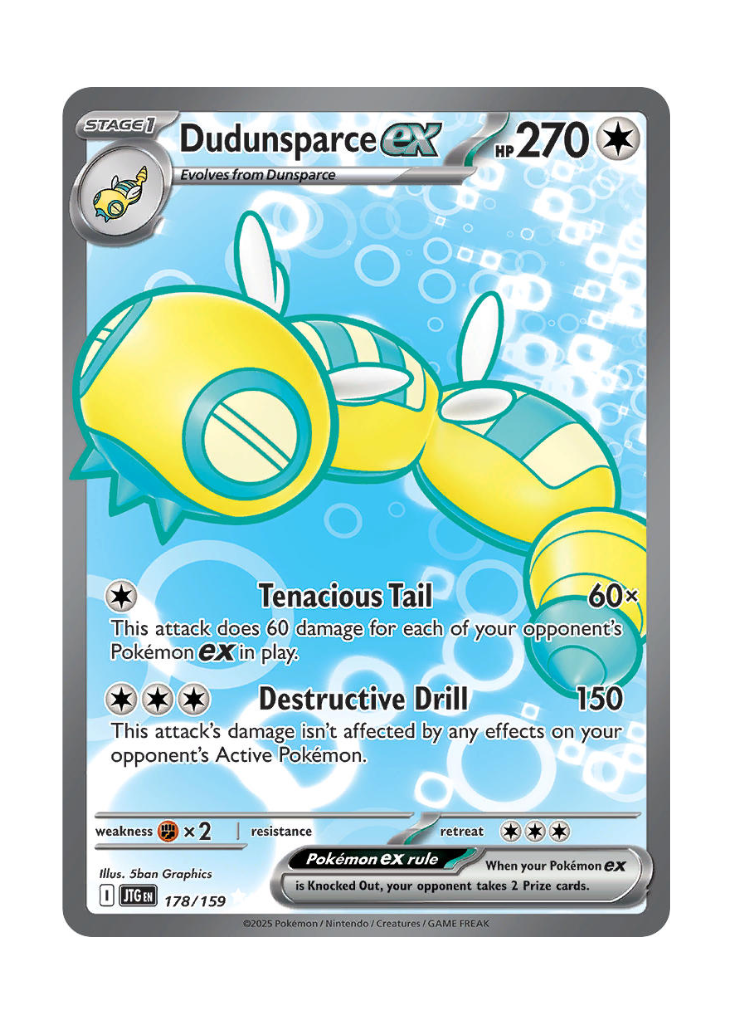 Journey Together: Dudunsparce ex Full Art - 178/159