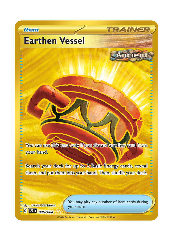Shrouded Fable: Earthen Vessel Hyper Rare - 096/064 ATP Gaming LLC Shrouded Fable: Earthen Vessel Hyper Rare - 096/064 ATP Gaming LLC
