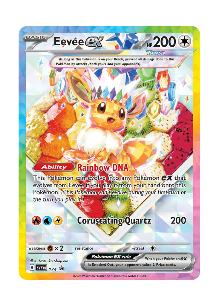 Scarlet & Violet Promos: Eevee ex - 174