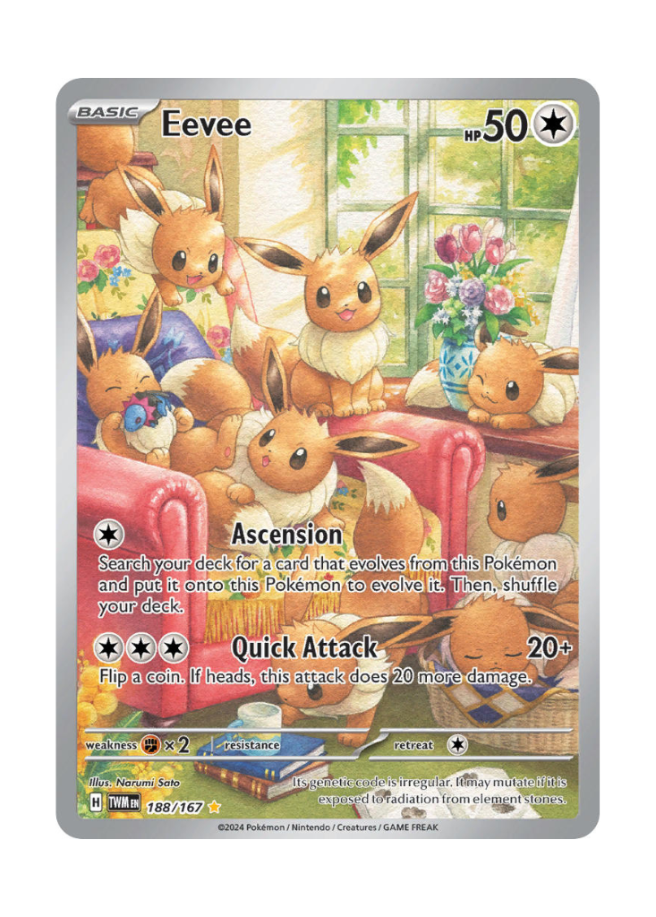 Twilight Masquerade: Eevee Illustration Rare - 188/167