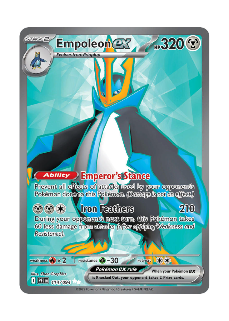 Phantasmal Flames: Empoleon ex Full Art - 114/094