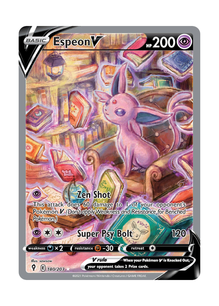 Evolving Skies: Espeon V Alternate Full Art - 180/203