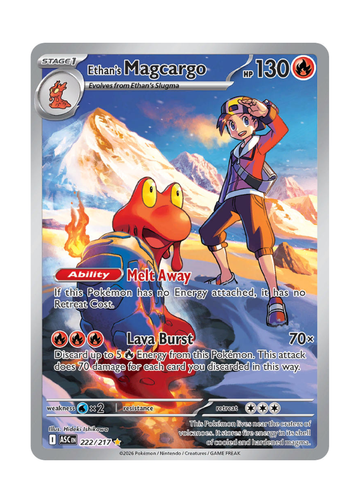 Ascended Heroes: Ethan's Magcargo Illustration Rare
