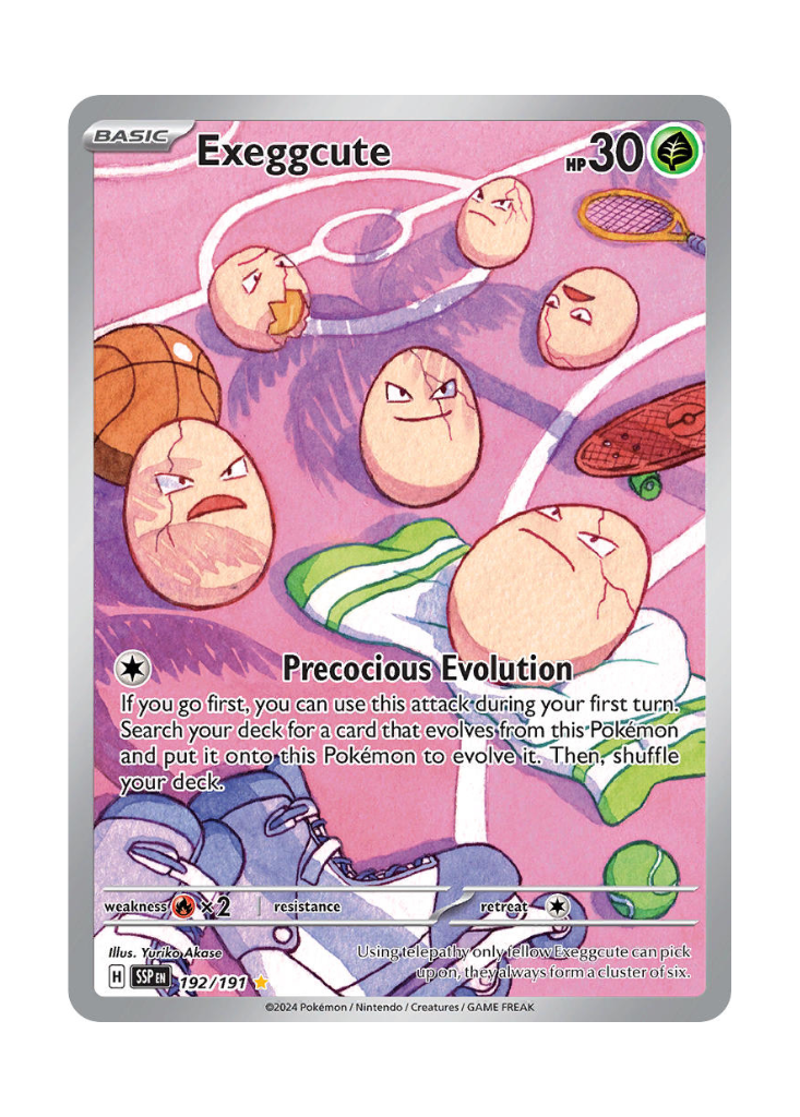 rare cards surging sparks Surging Sparks: Exeggcute Illustration Rare