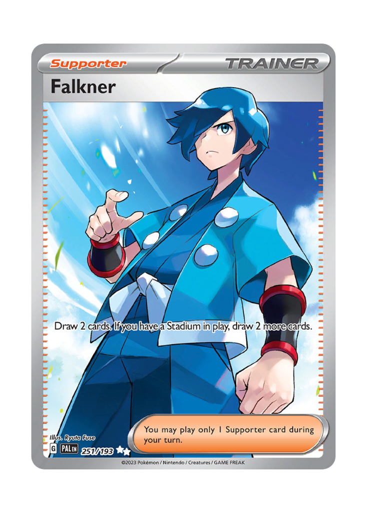 Paldea Evolved: Falkner Full Art - 251/193