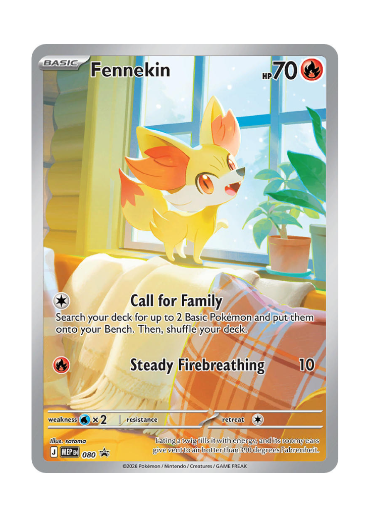 Mega Evolution Promos: Fennekin - 080