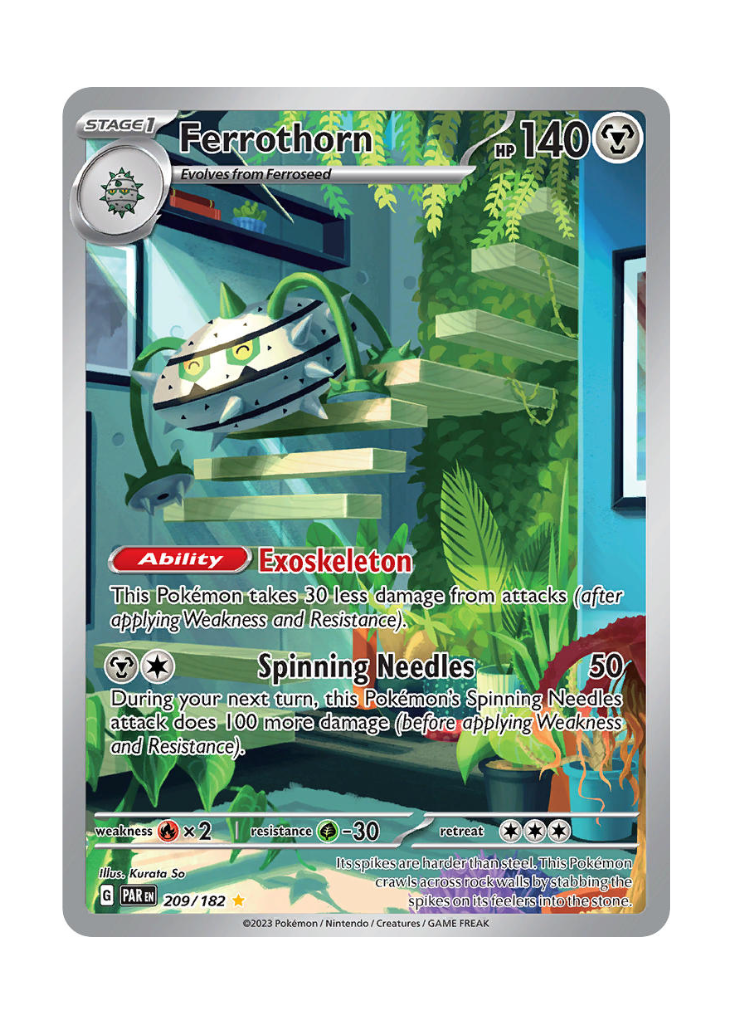 Paradox Rift: Ferrothorn Illustration Rare - 209/182