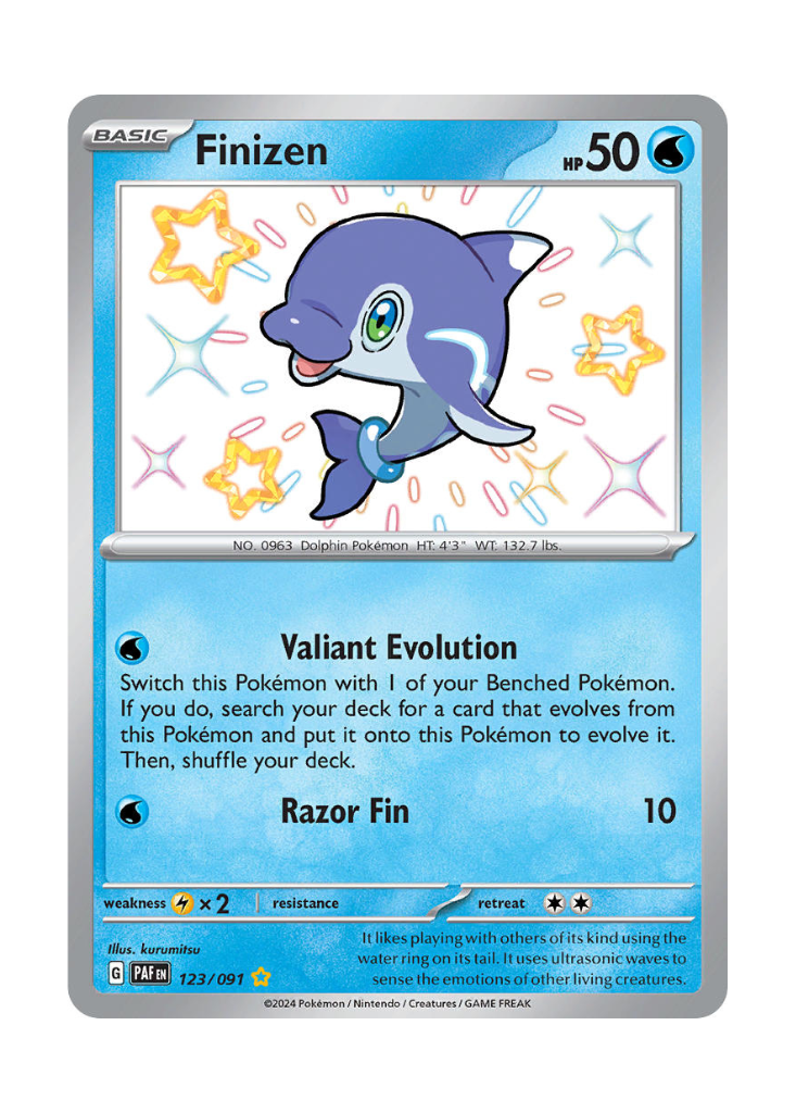 Paldean Fates: Finizen Shiny Rare - 123/091