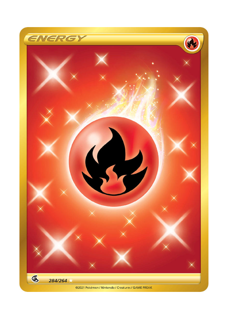 Fusion Strike: Fire Energy Secret Rare - 284/264