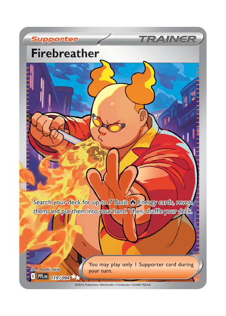 Phantasmal Flames: Firebreather Full Art - 119/094