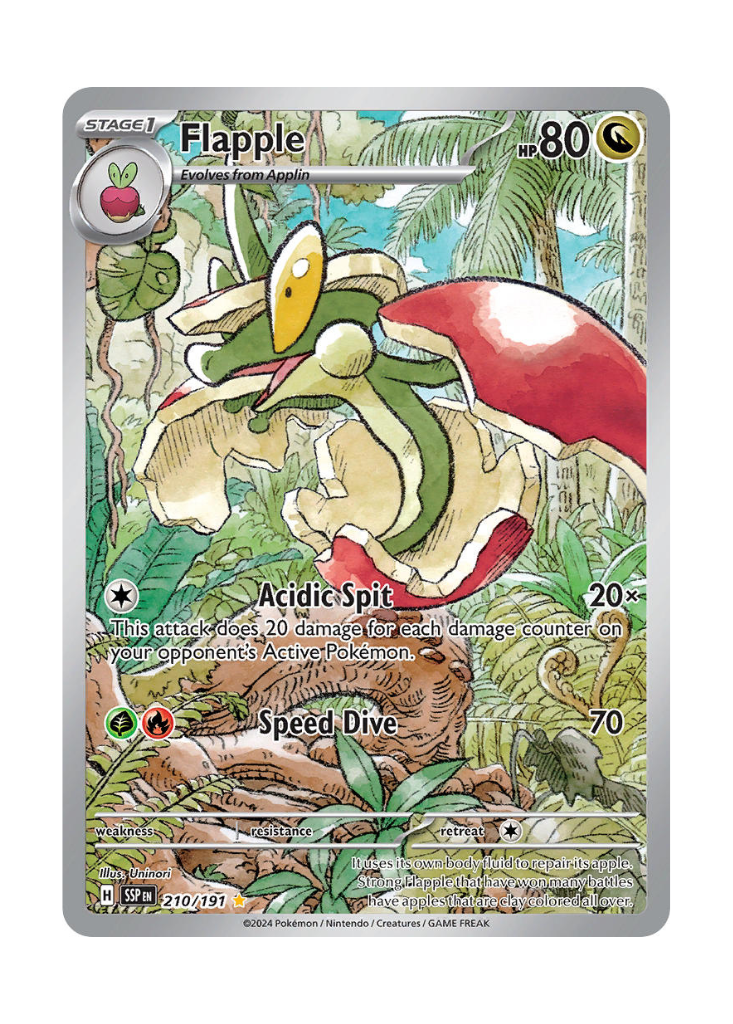 Surging Sparks: Flapple Illustration Rare - 210/191