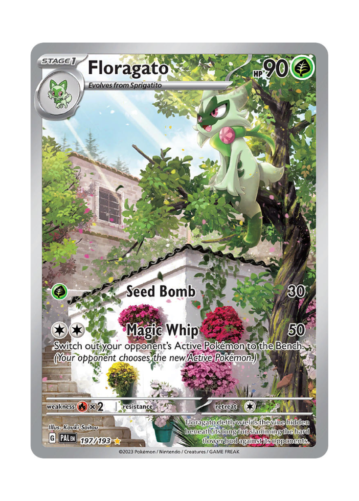 Paldea Evolved: Floragato Illustration Rare - 197/193