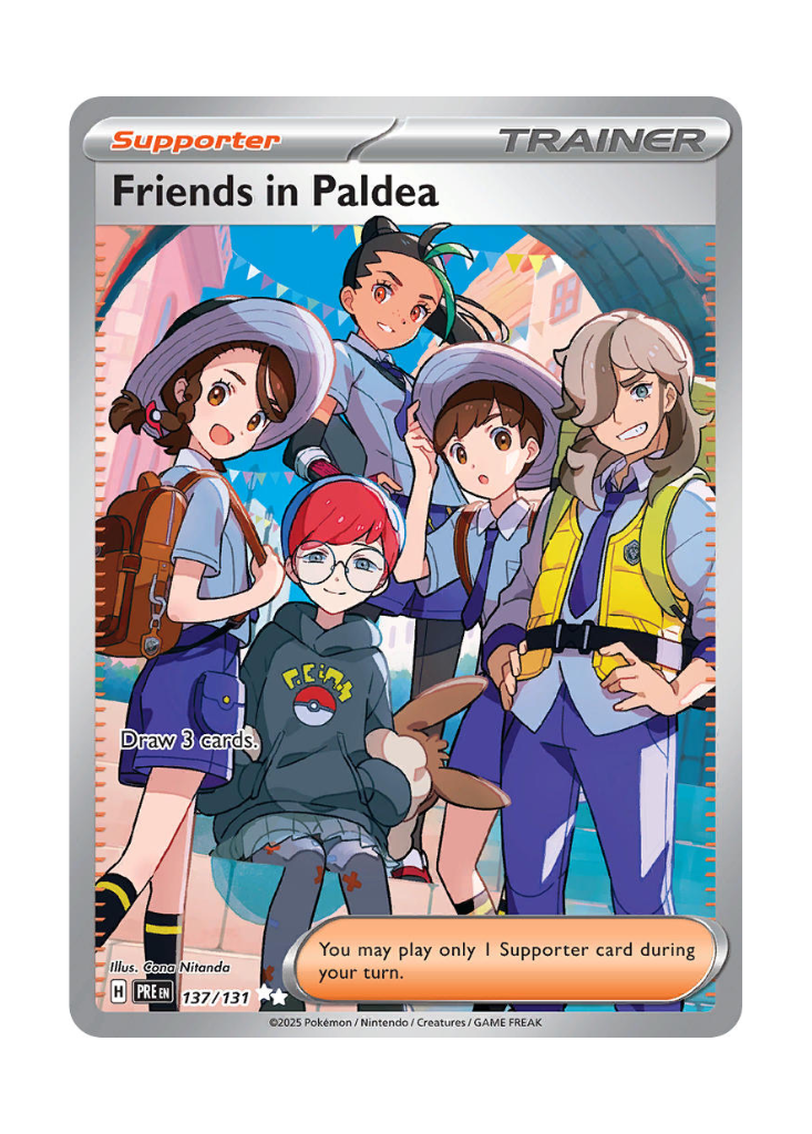 Prismatic Evolutions: Friends in Paldea Full Art - 137/131