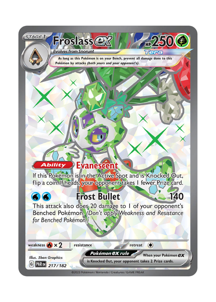 Paradox Rift: Froslass ex Full Art - 217/182