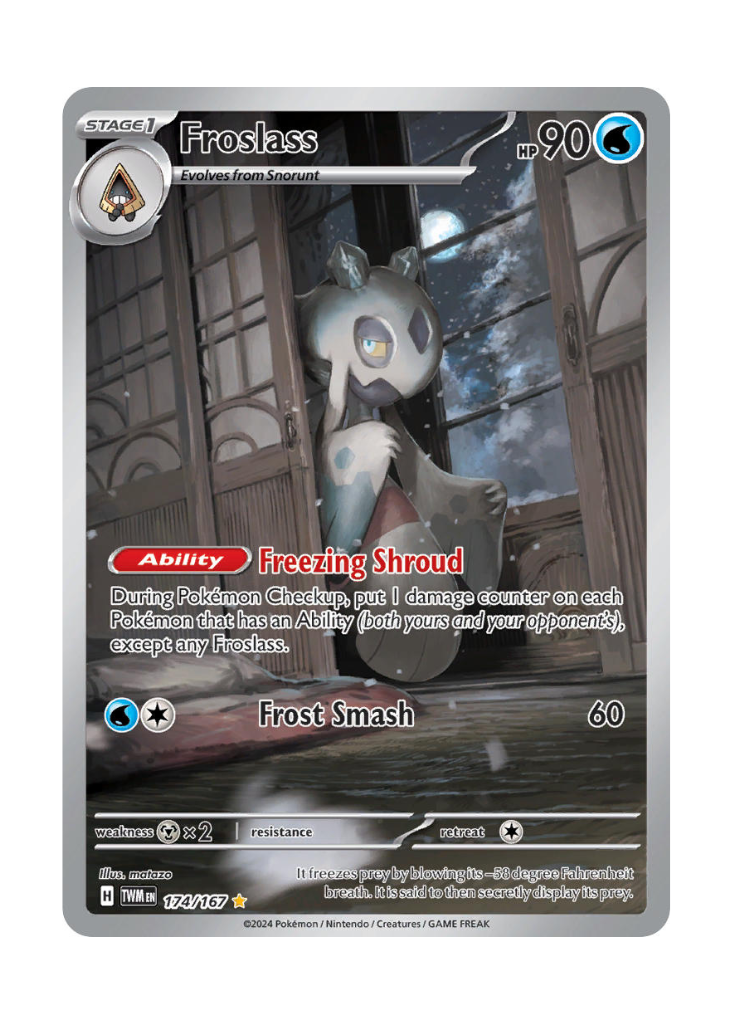Twilight Masquerade: Froslass Illustration Rare - 174/167