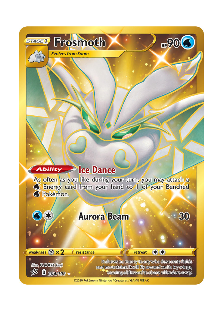 Rebel Clash: Frosmoth Secret Rare - 204/192