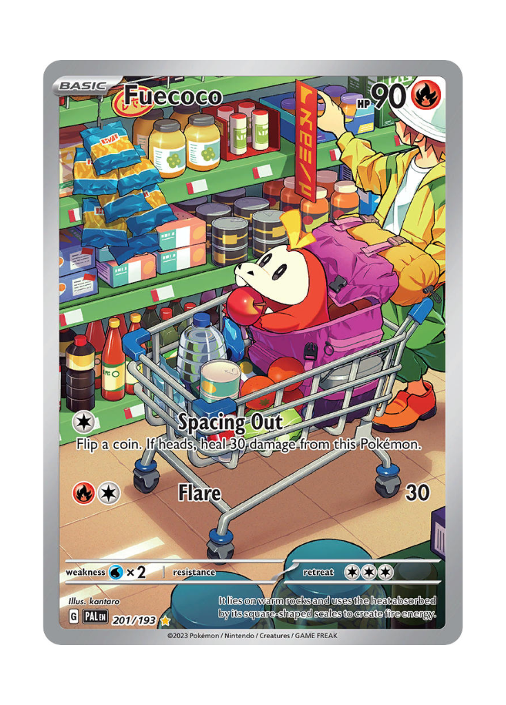 Paldea Evolved: Fuecoco Illustration Rare - 201/193