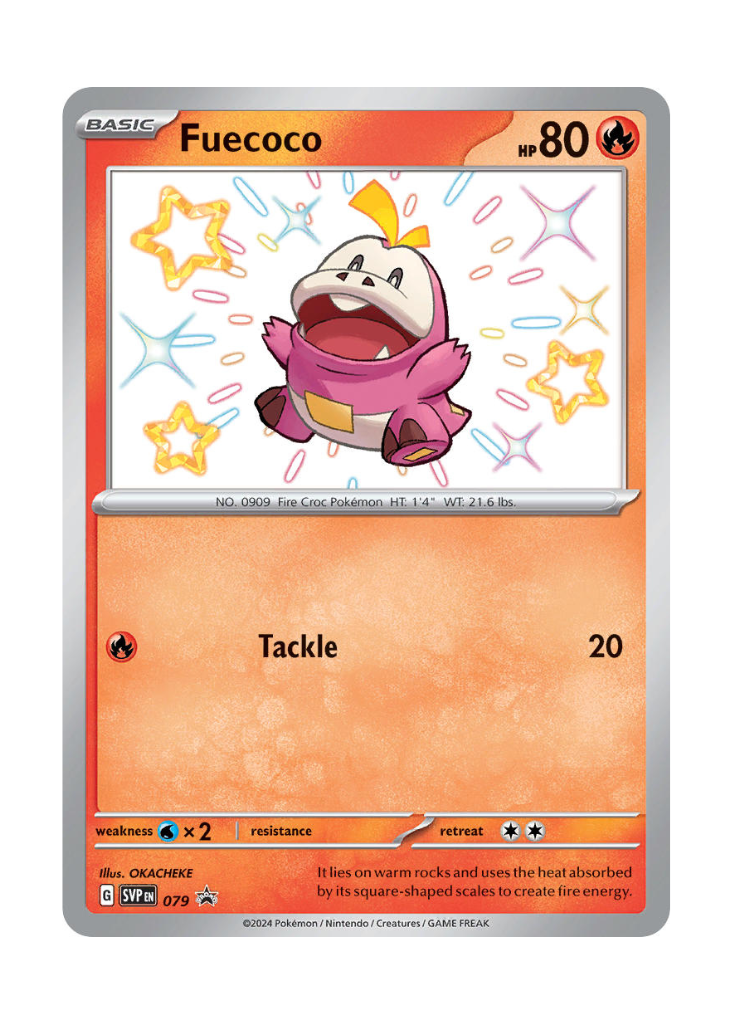 Scarlet & Violet Promos: Fuecoco - 079