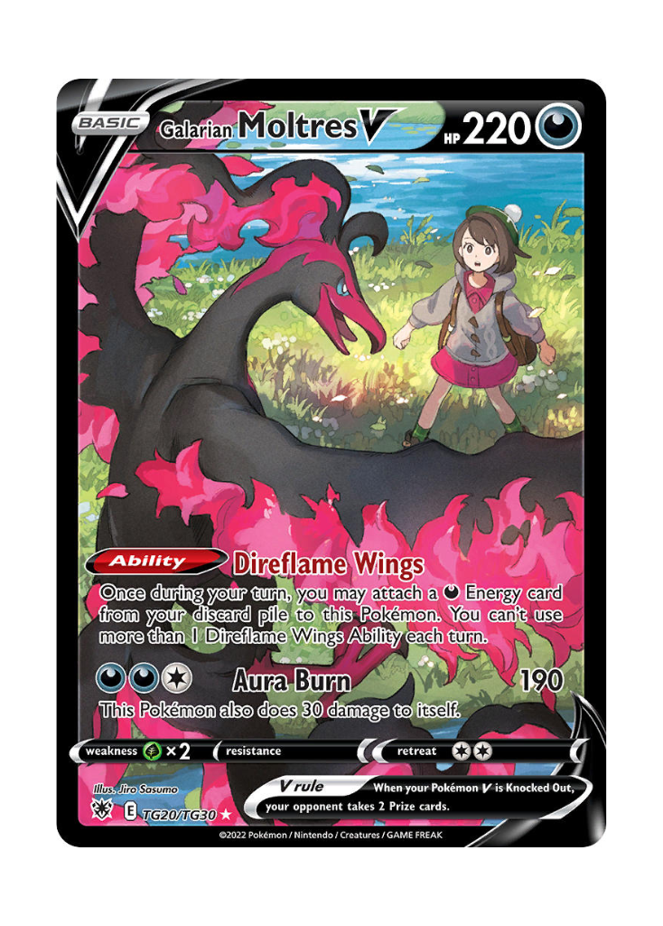 Astral Radiance: Galarian Moltres V Trainer Gallery - TG20/TG30