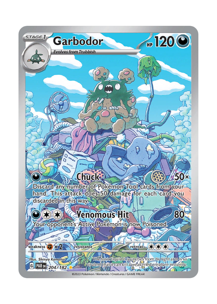 Paradox Rift: Garbodor Illustration Rare - 204/182