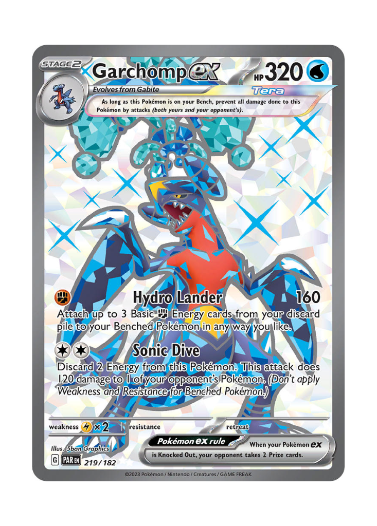 Paradox Rift: Garchomp ex Full Art - 219/182