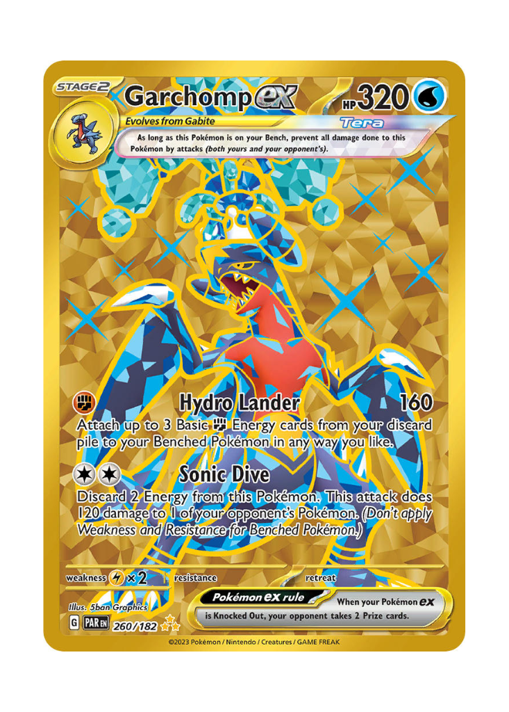 Paradox Rift: Garchomp ex Hyper Rare - 260/182