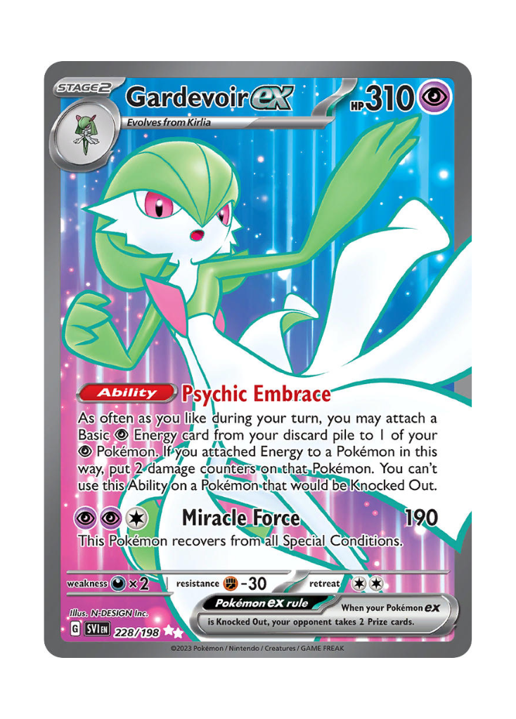 Scarlet & Violet: Gardevoir ex Full Art - 228/198
