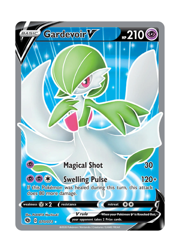 Champion's Path: Gardevoir V Full Art - 70/73