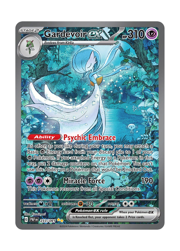 Paldean Fates: Gardevoir ex Special Illustration Rare - 233/091