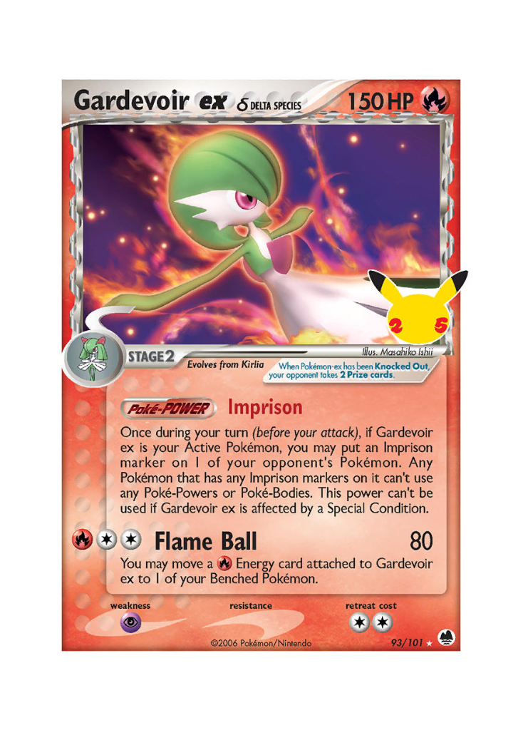 Celebrations: Gardevoir ex (Delta Species) Classic Collection - 93/101