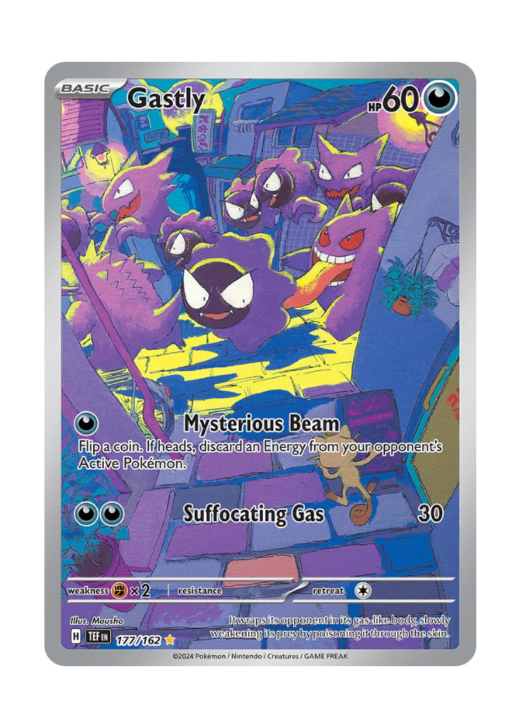 Temporal Forces: Gastly Illustration Rare - 177/162
