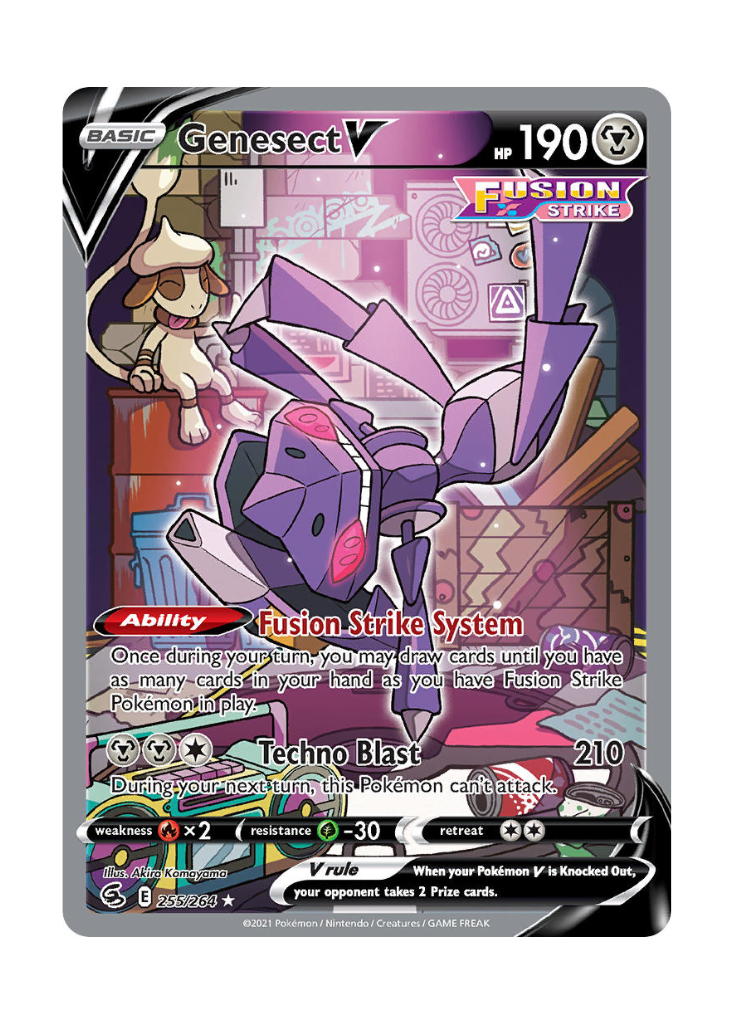 Fusion Strike: Genesect V Alternate Full Art - 255/264