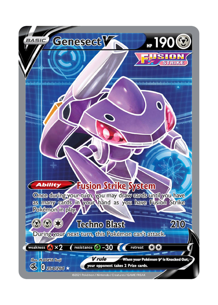 Fusion Strike: Genesect V Full Art - 254/264