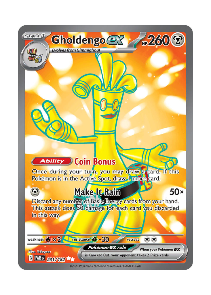 Paradox Rift: Gholdengo ex Full Art - 231/182