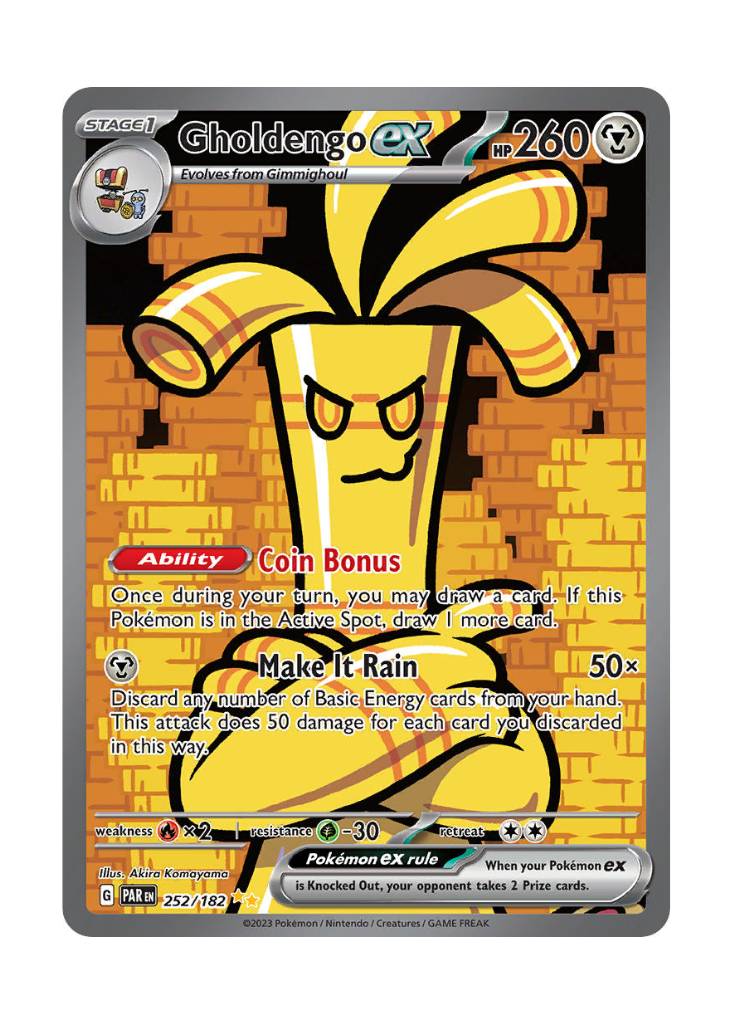 Paradox Rift: Gholdengo ex Special Illustration Rare - 252/182